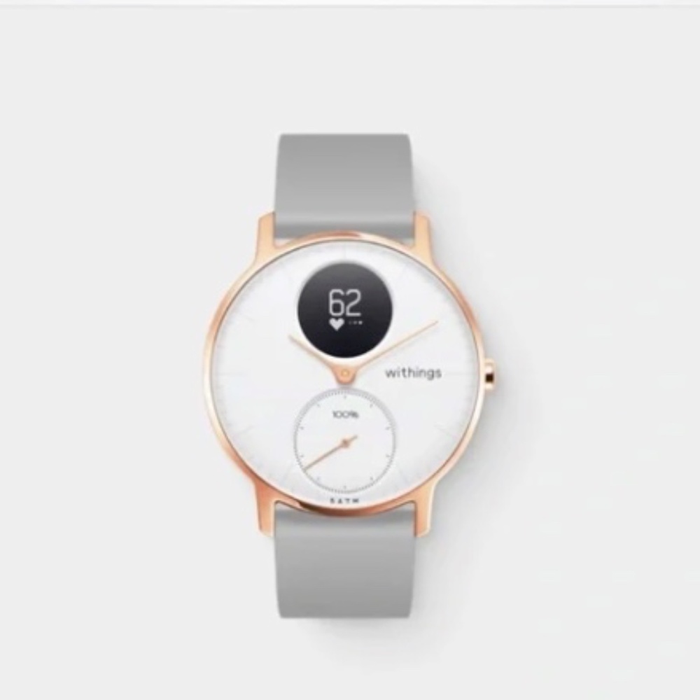 Withings 36mm Steel HR Hybrid Smartwatch